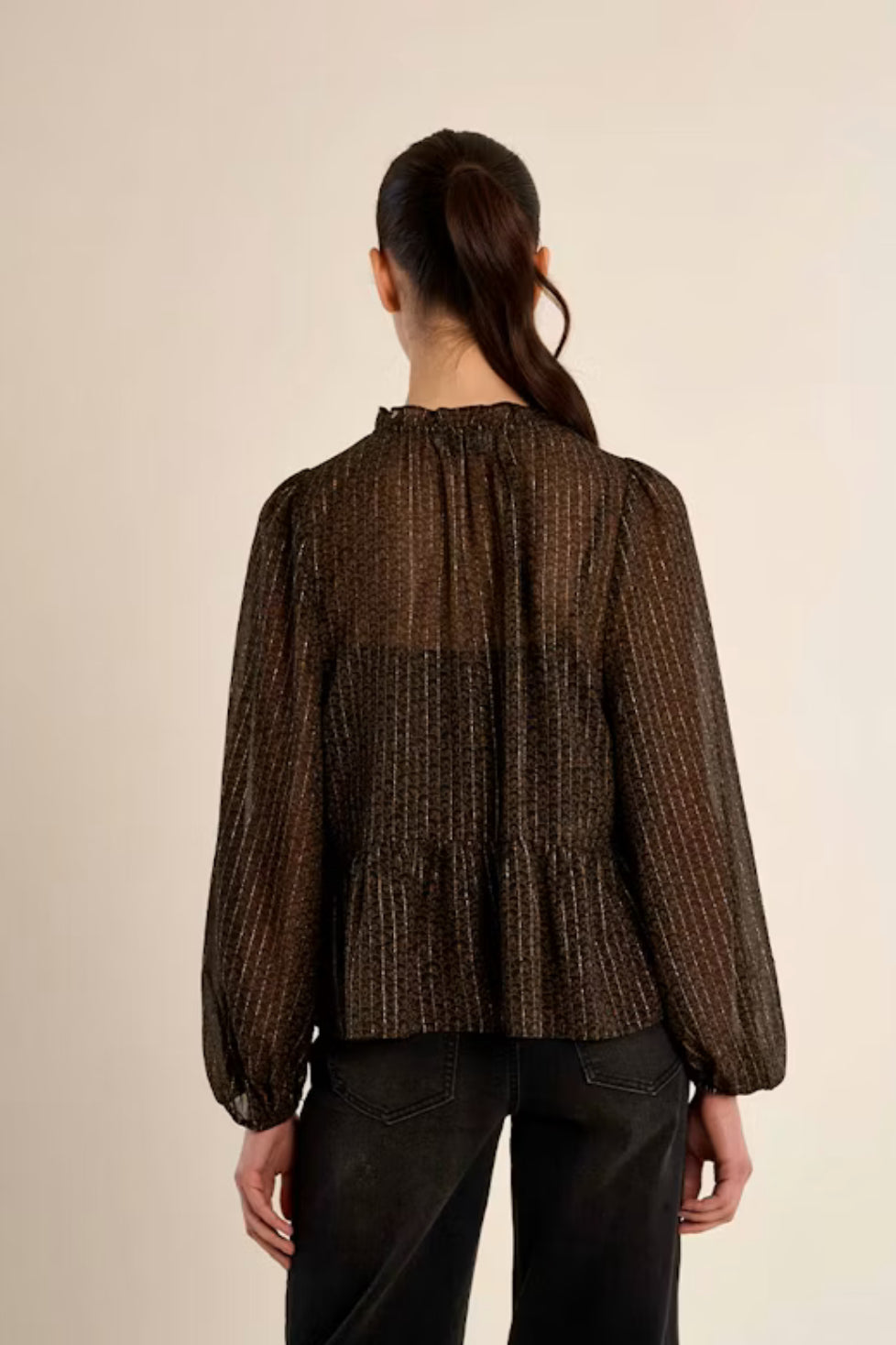 Black Faustine Top