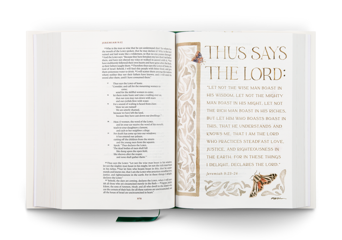 ESV GraceLaced Bible, HC (Artwork by Ruth Chou Simons)