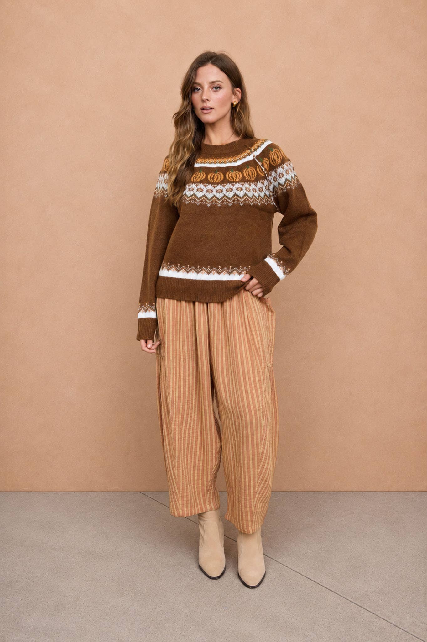 Fall pumpkin sweater