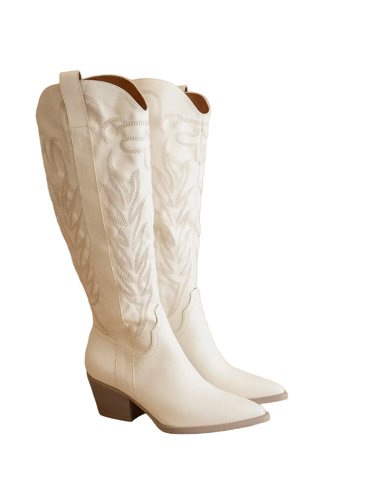 Oasis Society White western tall boots