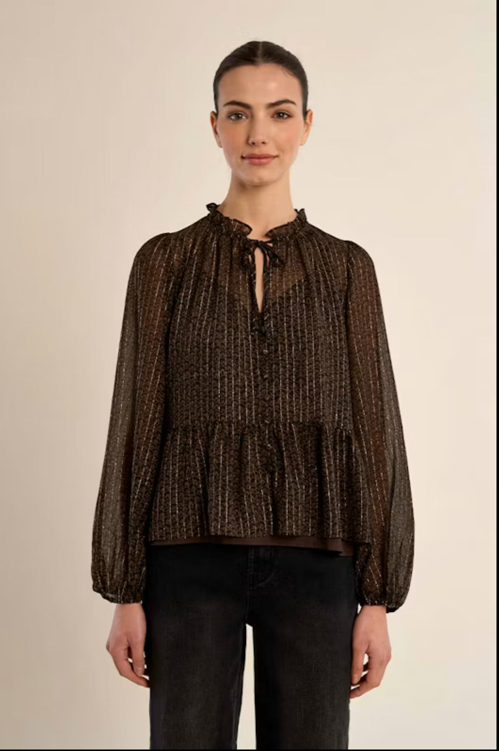 Black Faustine Top