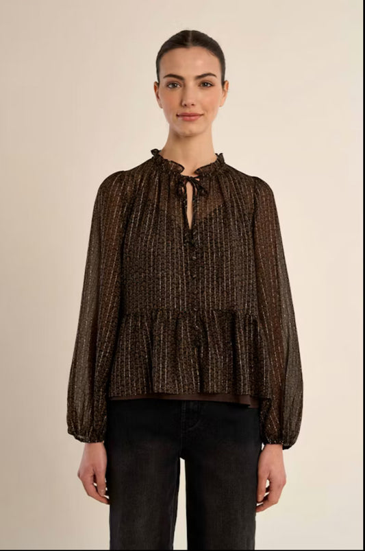 Black Faustine Top