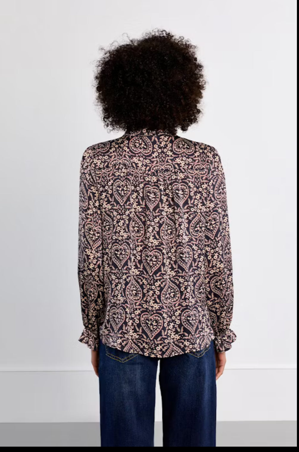 Nevada Black ladies woven top
