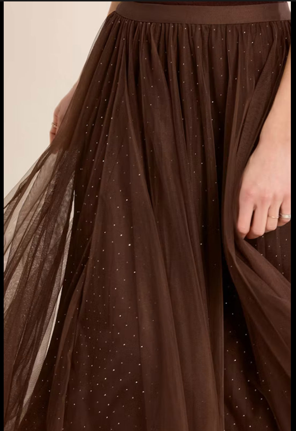 Ladies chocolate skirt
