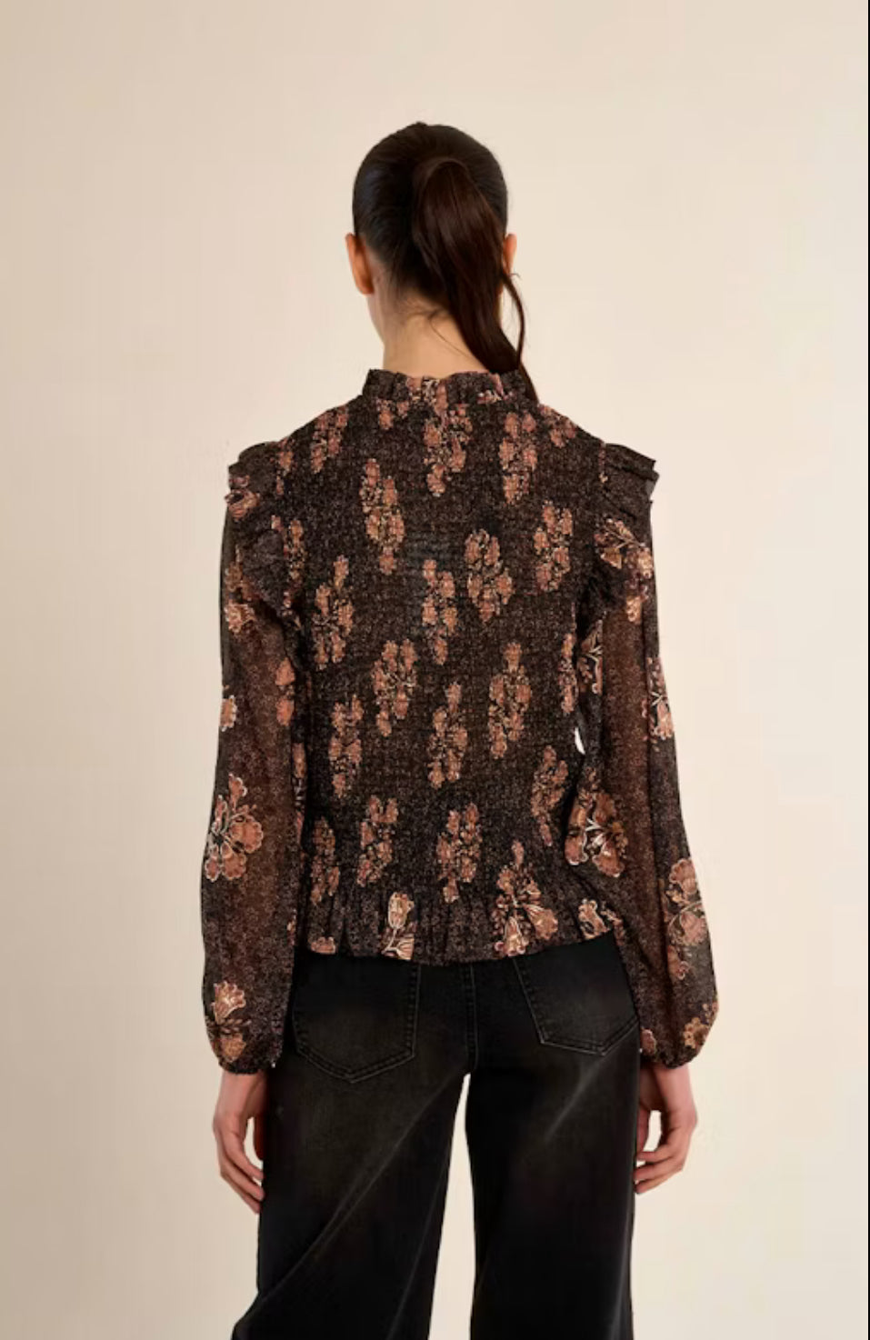 Chocolate Apolline Top