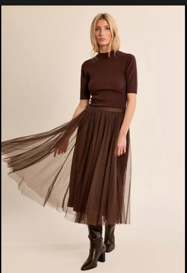 Ladies chocolate skirt