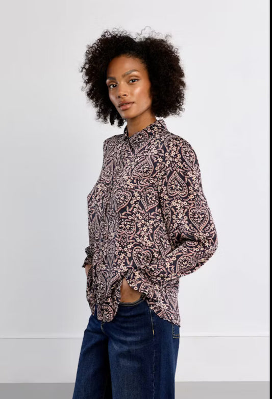 Nevada Black ladies woven top