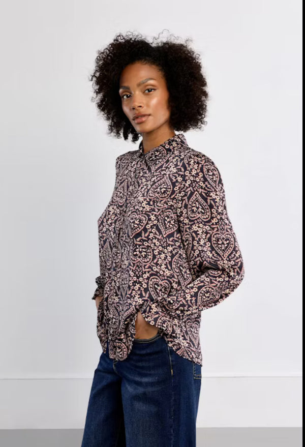 Nevada Black ladies woven top