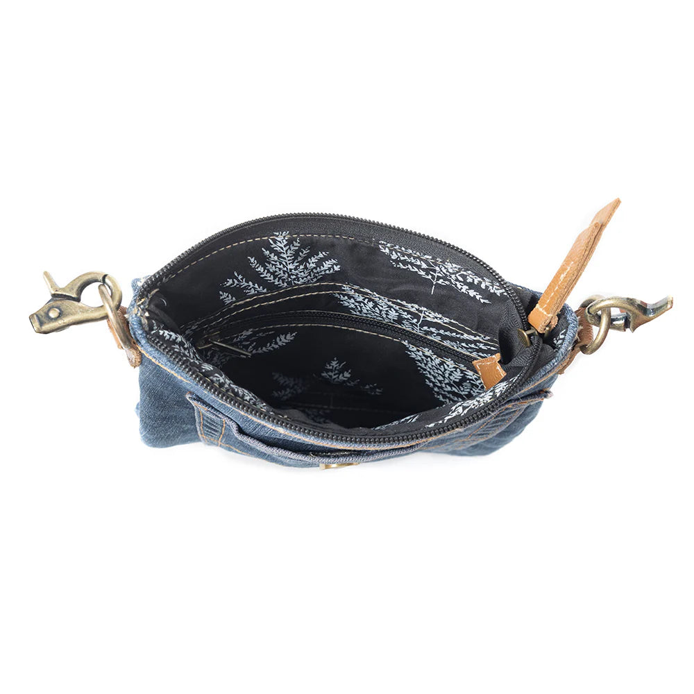 Myra Delia denim cross bag
