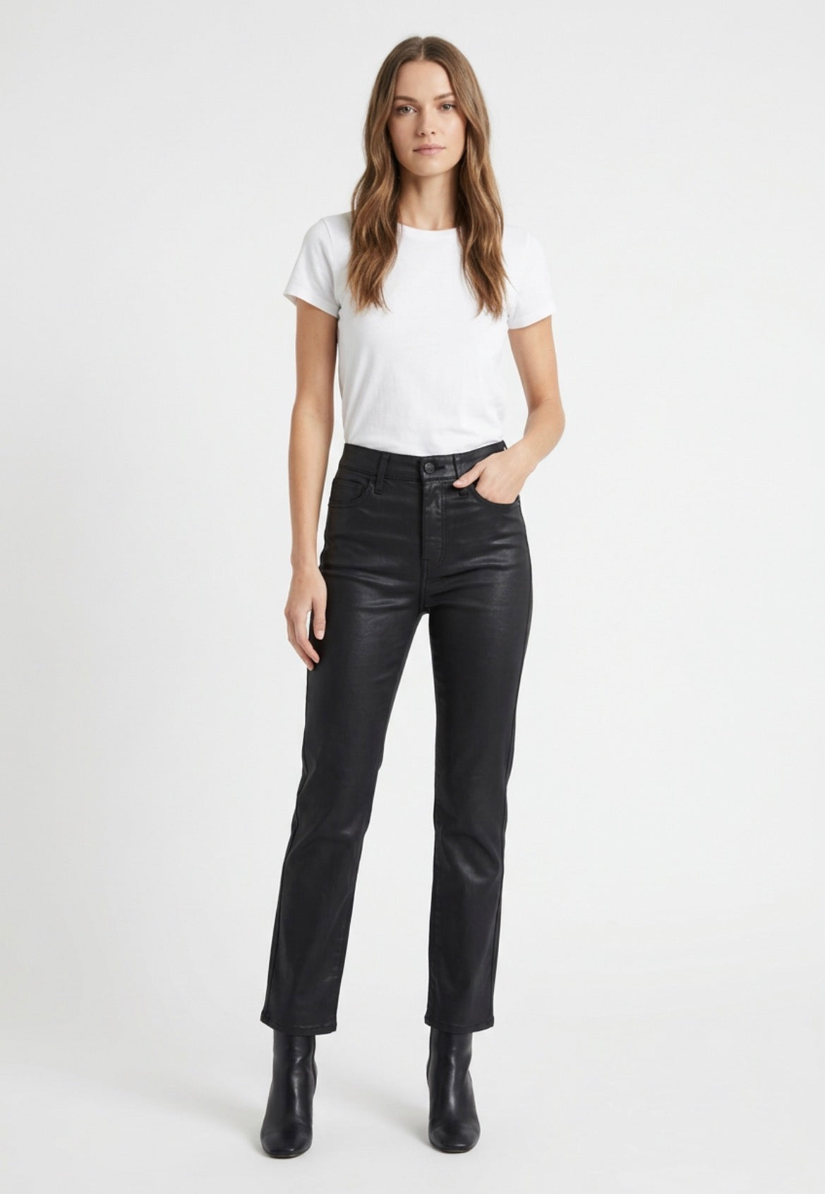 Hidden Tracey high rise straight Black