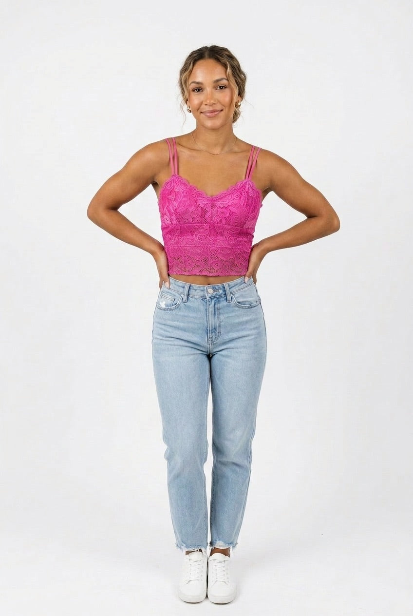 Love Poem Dahila Lace Scallop Cami