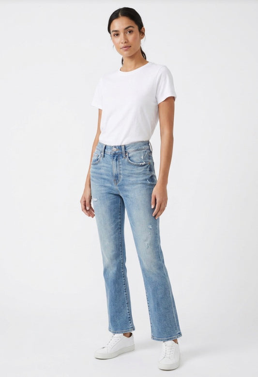 Daze jeans Shy Girl PDA high rise crop flare