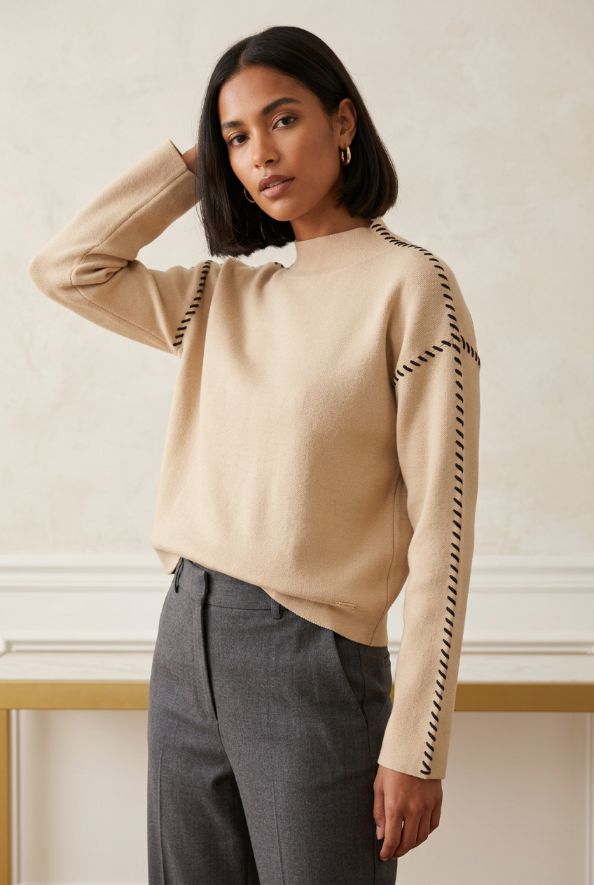 Zoe and Claire The Magnolia Stitch Duster ￼ ivory