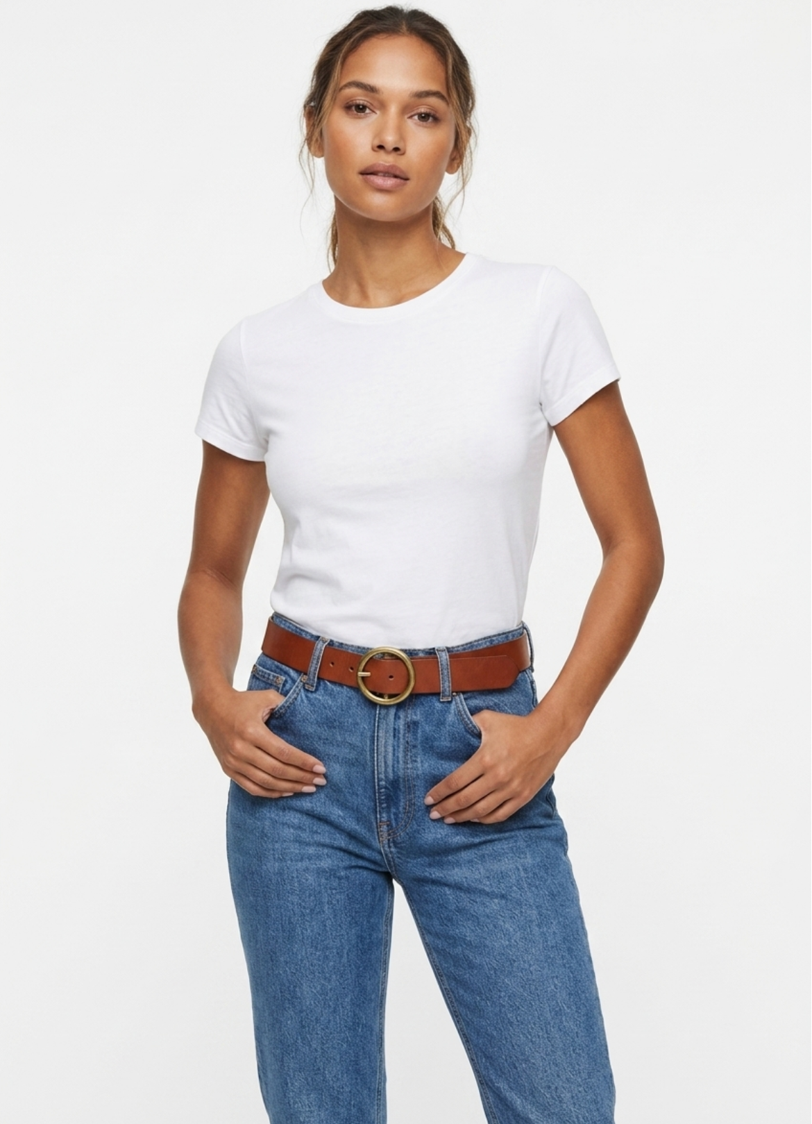Brown Leather Belt