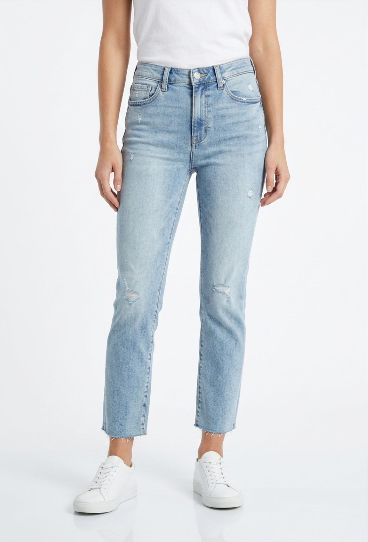 Daze New Light Shy Girl High Rise Chop Flare