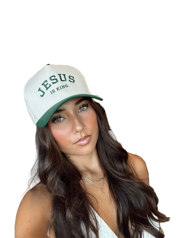 Jesus is King hat