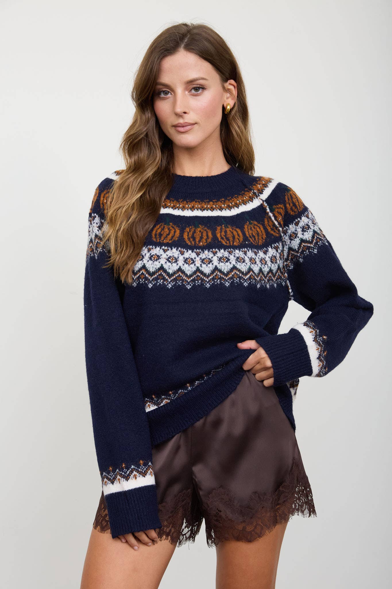 Fall pumpkin sweater
