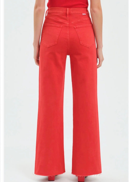 Daze Cherry Cherry Farout High Rise Wide Leg
