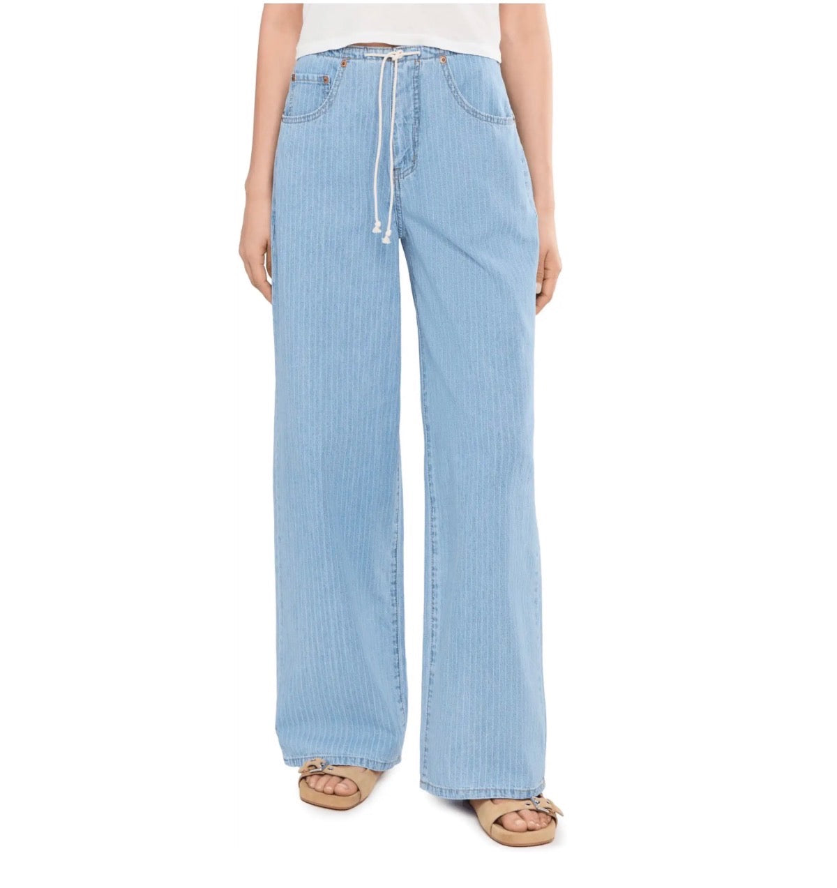 Madison Whimsy mid rise wide leg